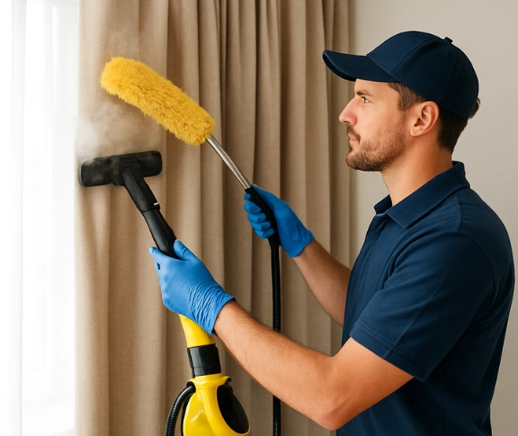 Trusted blind cleaning technician Matty Curtain Cleaning holsworthy-nsw QLD