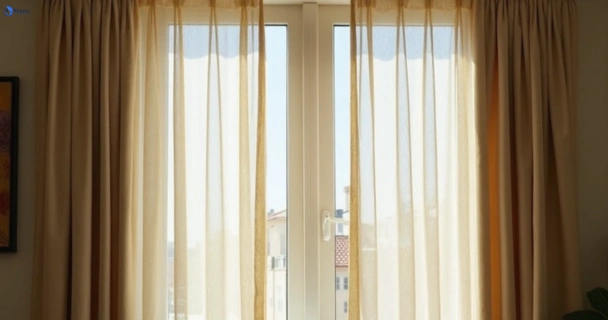 Dull dusty drapes in holsworthy-nsw before professional cleaning
